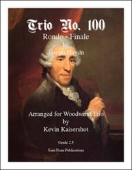 Trio No. 100 Finale Flute, Oboe, Clarinet Trio cover Thumbnail